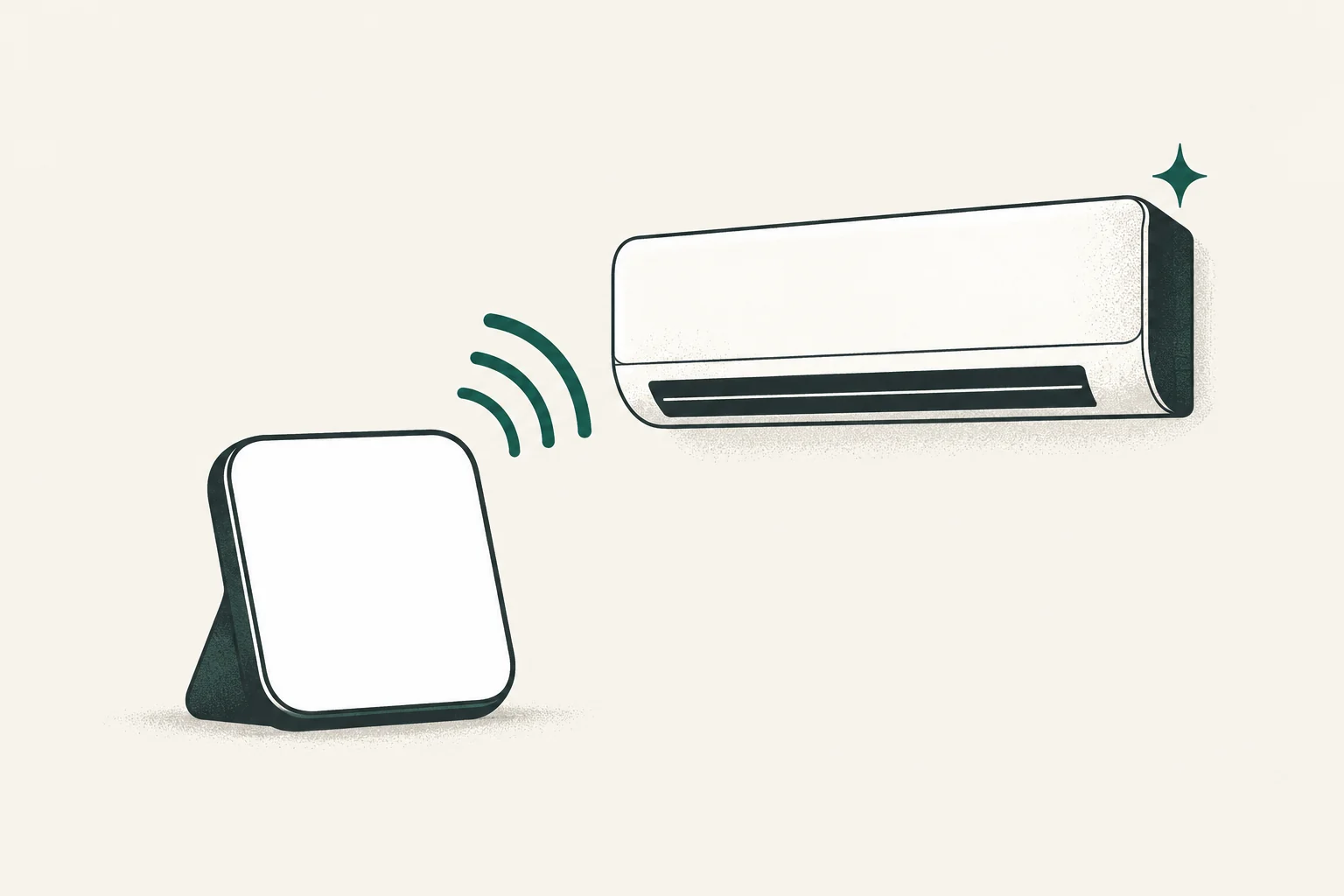 Smart controller communicating wirelessly with a ductless mini-split